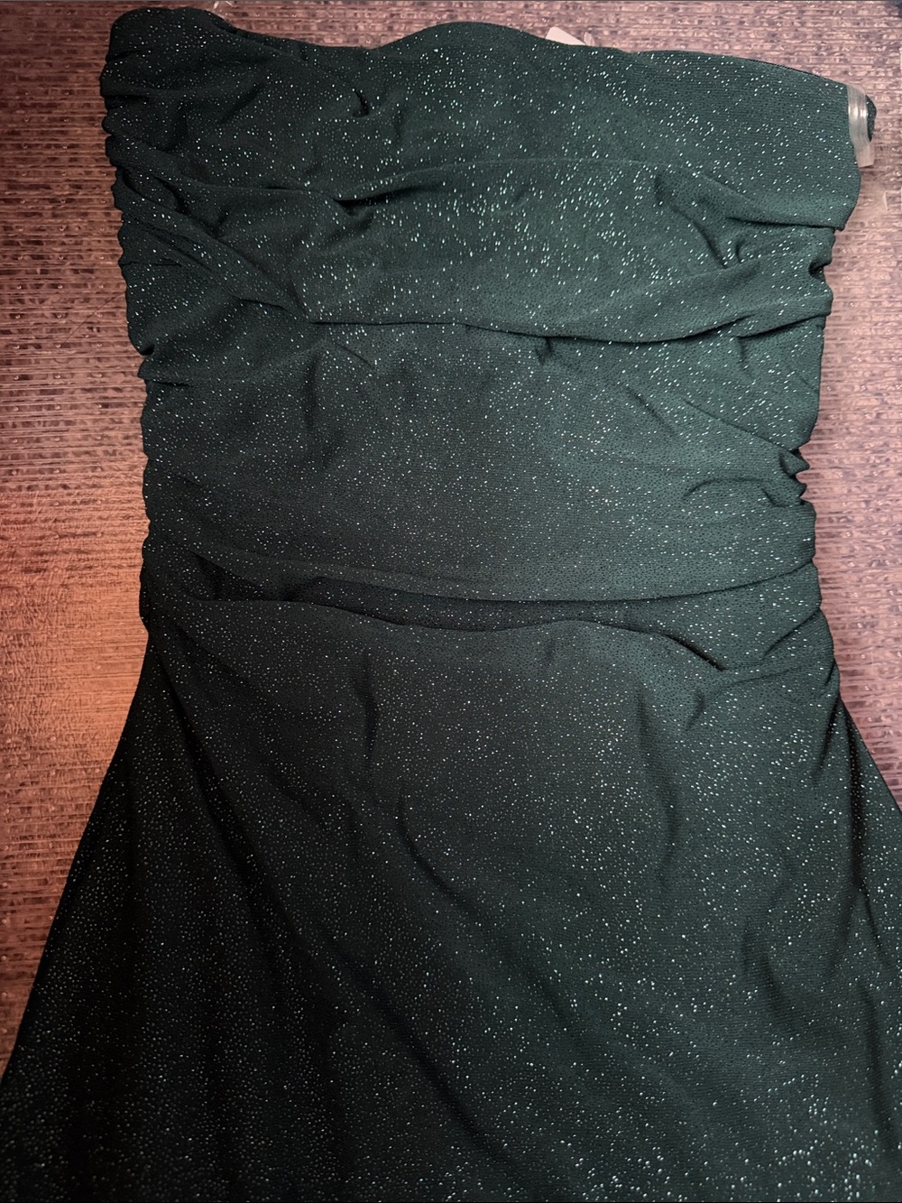 Women’s Emerald Strapless Dress